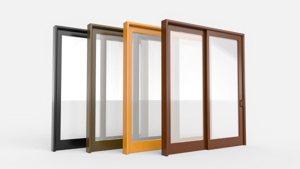پنجره رنگی upvc